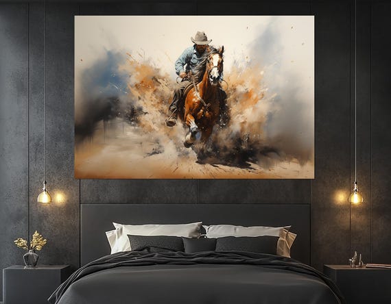 Crochet Mural Serviette De Bain Thème Western Cheval Cowboy - En Métal, Couleur Marron - Neuf Pour Déco Enfant