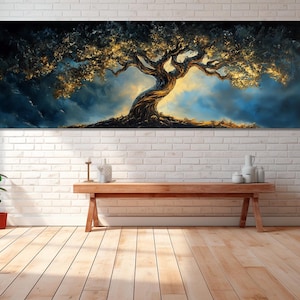 Tree Of Life Canvas Print, Canvas Wall Art, Tree Of Life Wall Art, Bedroom Decor, Canvas Print Ready to Hang, Living Room Wall Art