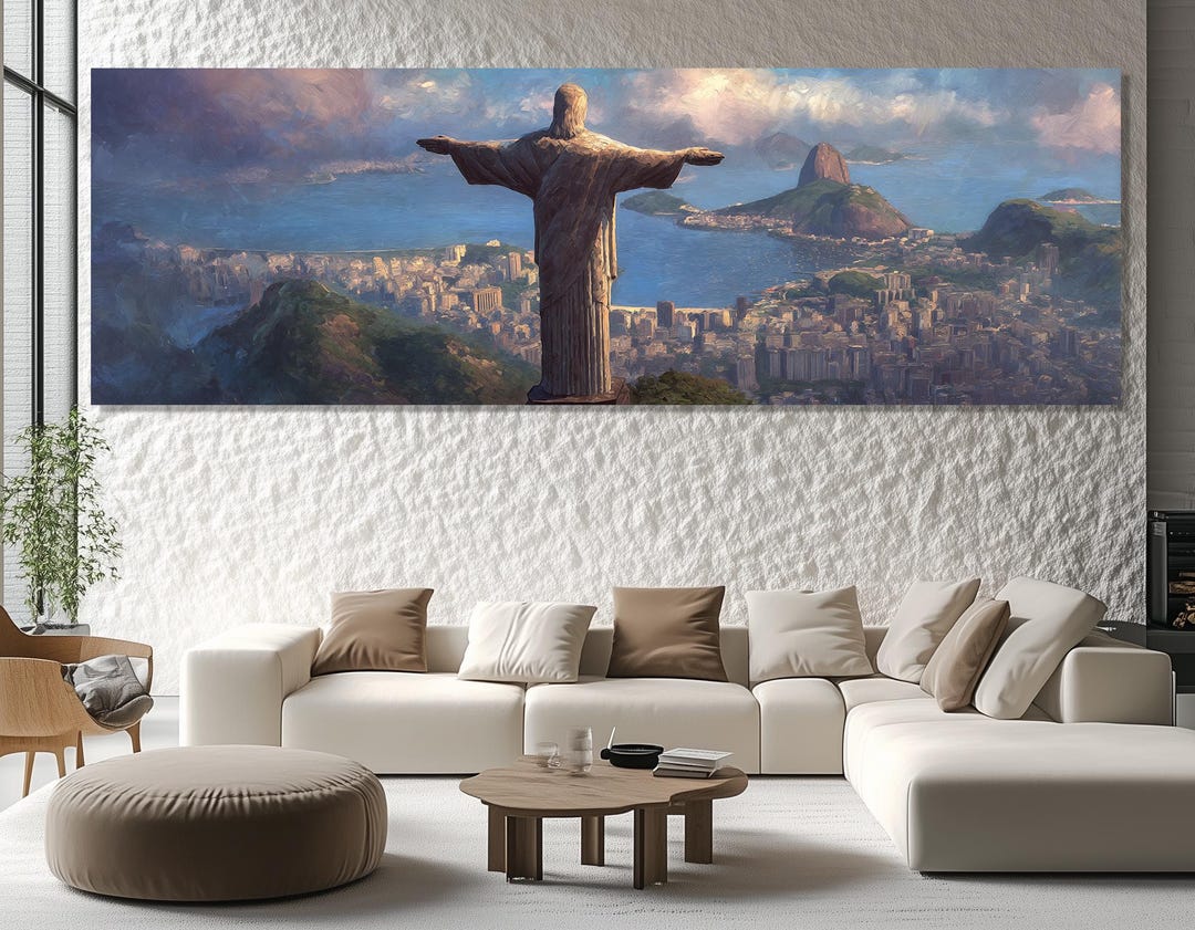 Rio De Janeiro Canvas Print – Brazil Skyline Wall Art – Christ the