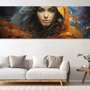 Belly Dancer Canvas Print, Canvas Wall Art, Canvas Paint Art, Belly Dancer Wall Art, Living Room Decor, Canvas Print Ready to Hang.
