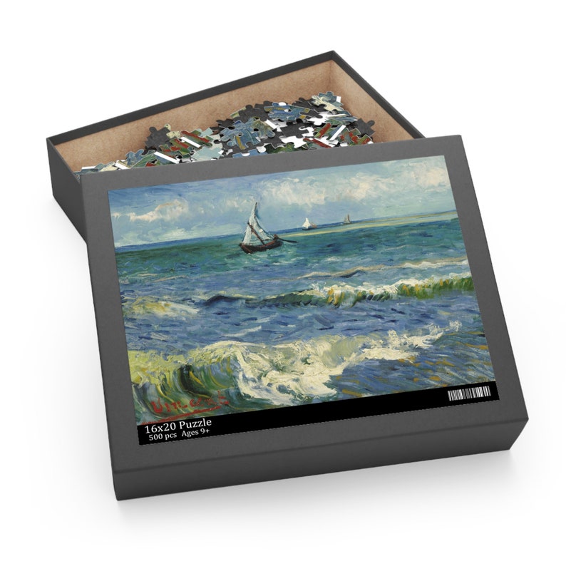 JIGSAW Puzzle for Adults Seascape Vincent Van Gogh 120, 252, 500pieces