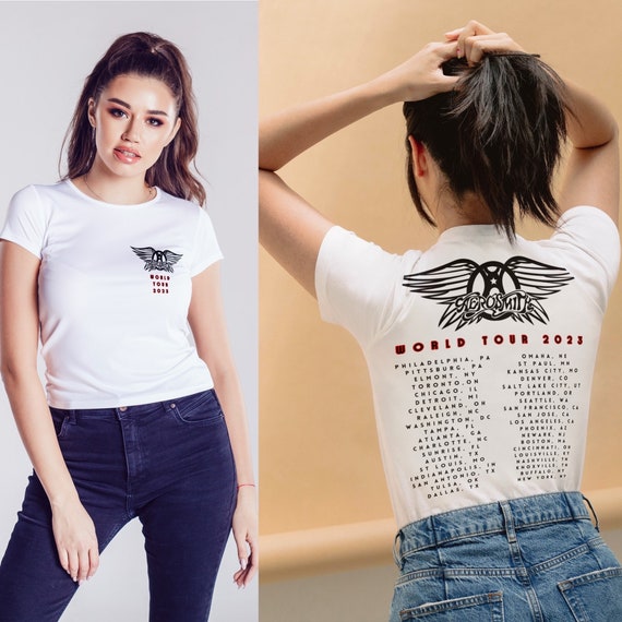 Aerosmith Final Tour T Shirt Women s Fitted Aerosmith Final Tour Shirt Etsy