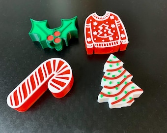 3D Printed Christmas Straw Toppers: Stanley Tumbler Accessories