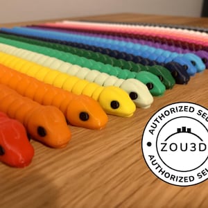 3D Printed Fidget Snake: Articulating Flexi Desk Toy