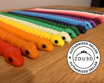 3D Printed Fidget Snake: Articulating Flexi Desk Toy