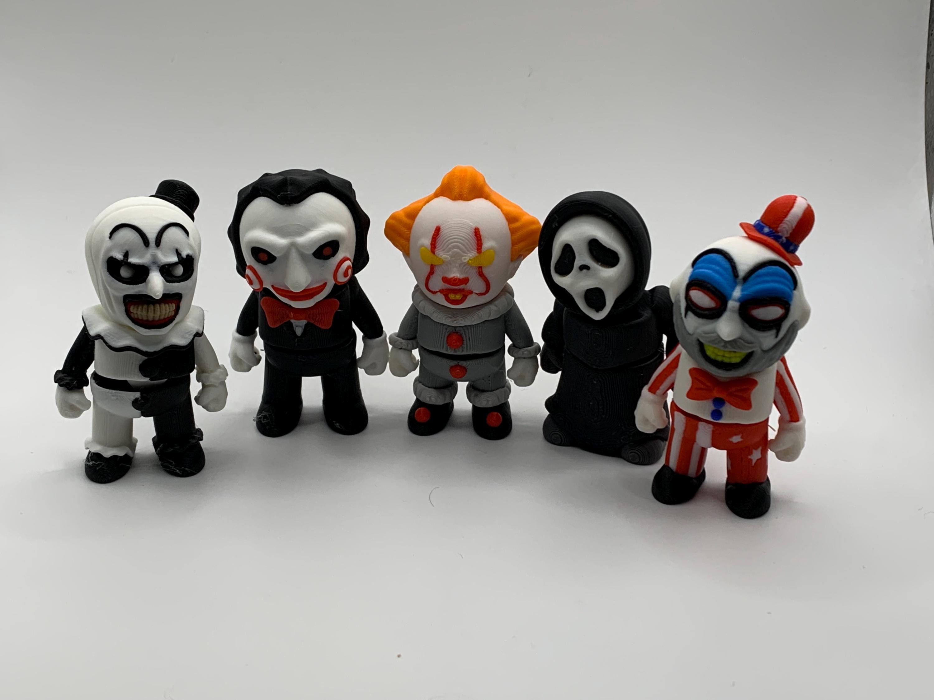 3D Printed Mini Horror Villains | Premium up to 8-color Mini