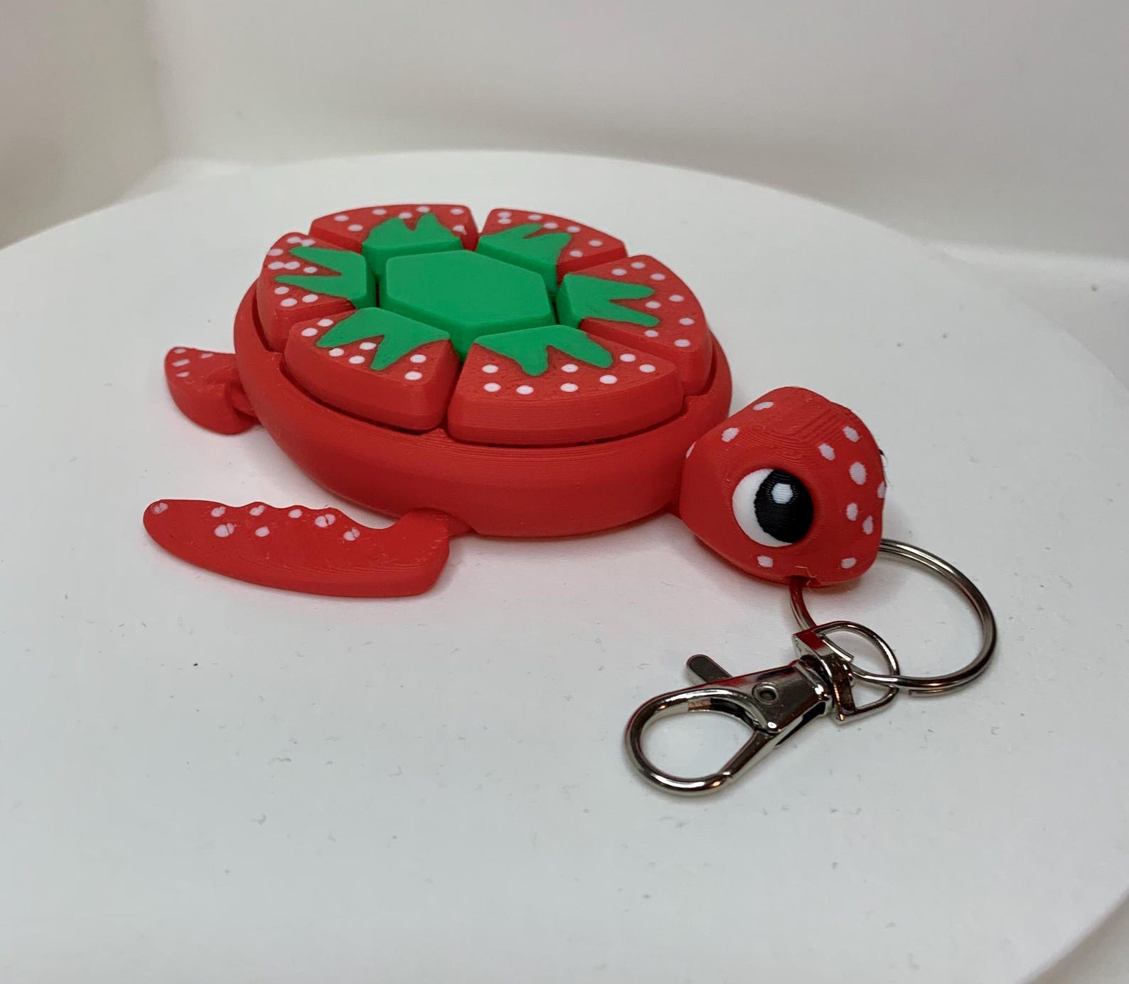 Turtle Fidget Clickers - Fruit Series Desktop and Keychains...