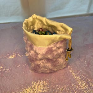 Lavender and Dreams Pouch| Apprentice Series | Beginner Dice Bag Holds 8-10 Sets