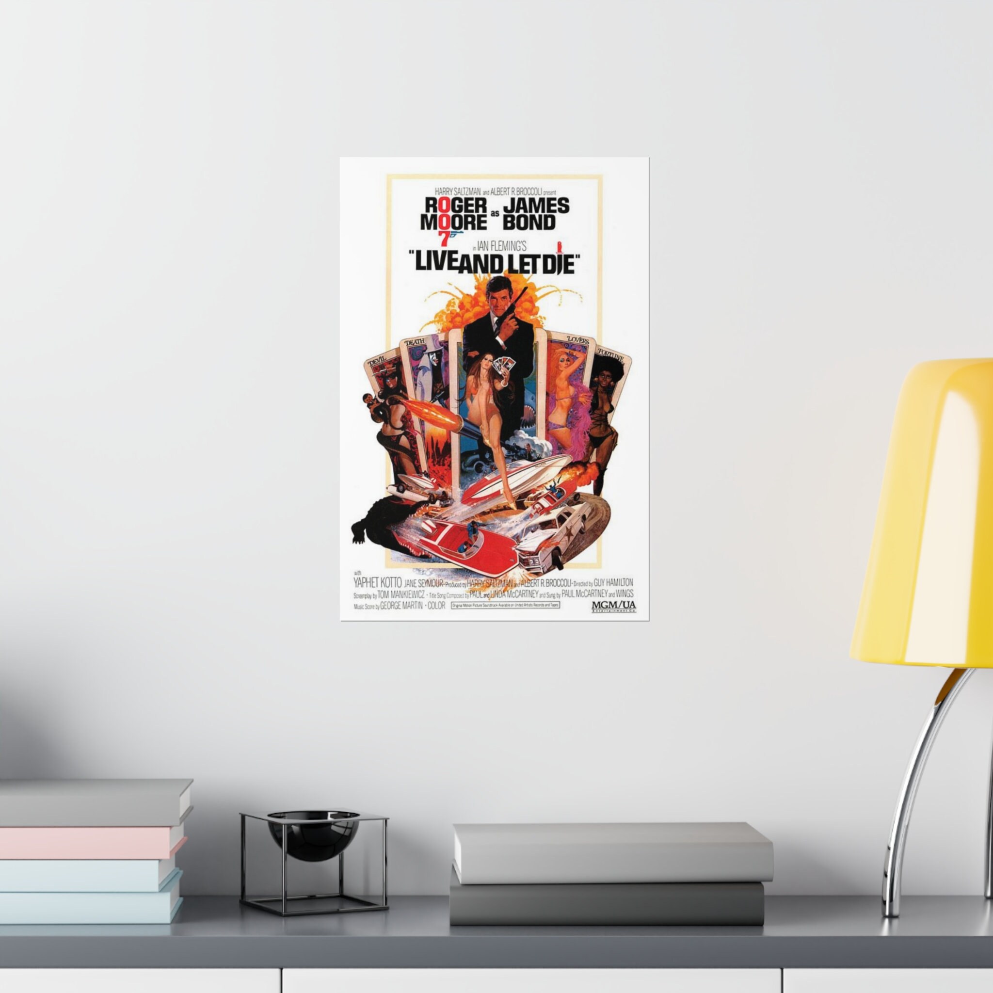 007 James Bond 70s Retro Movie Poster Premium Matte Vertical - Etsy