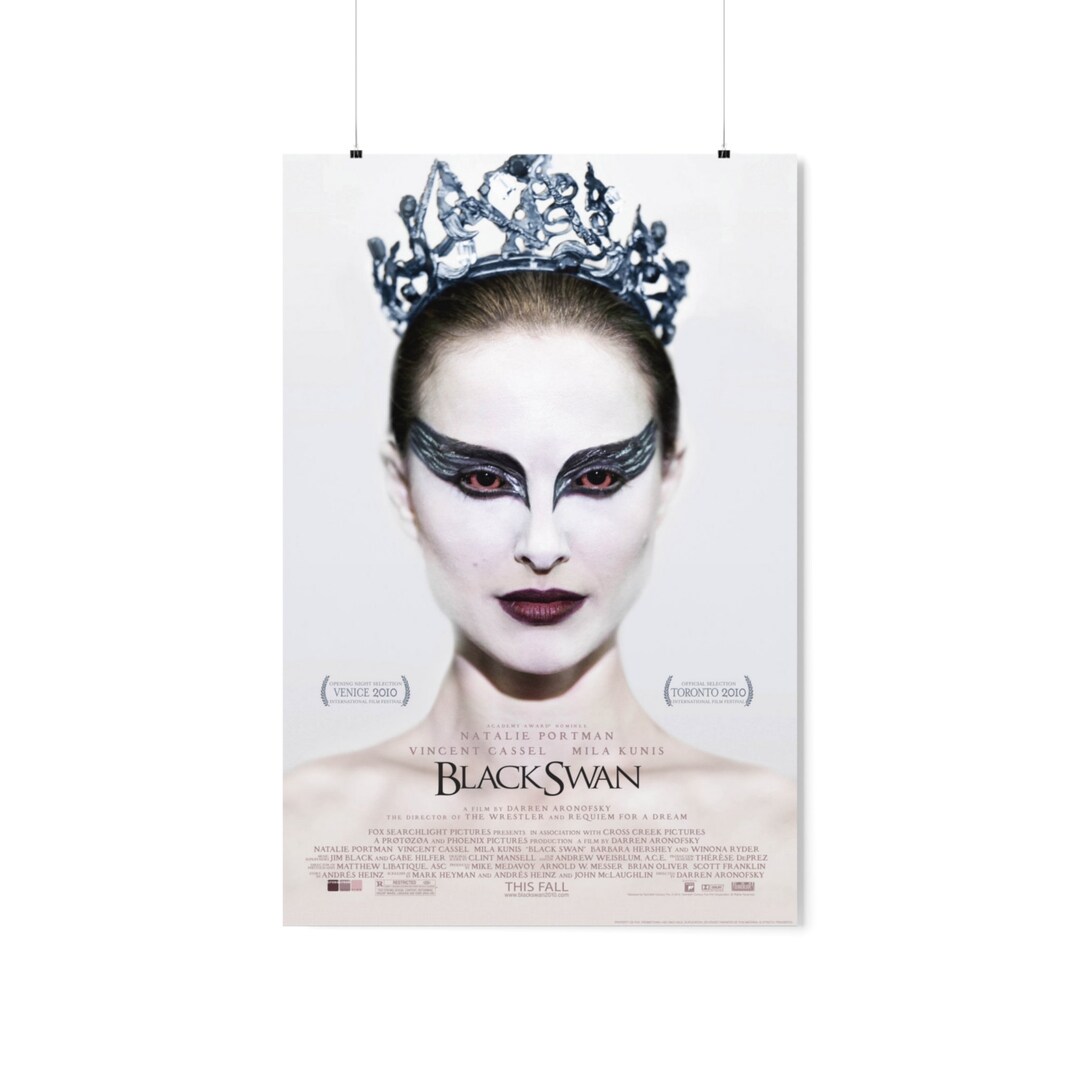 Black Swan, Movie Poster, Premium Matte Vertical Posters, Natalie Portman, Mila Kunis Etsy