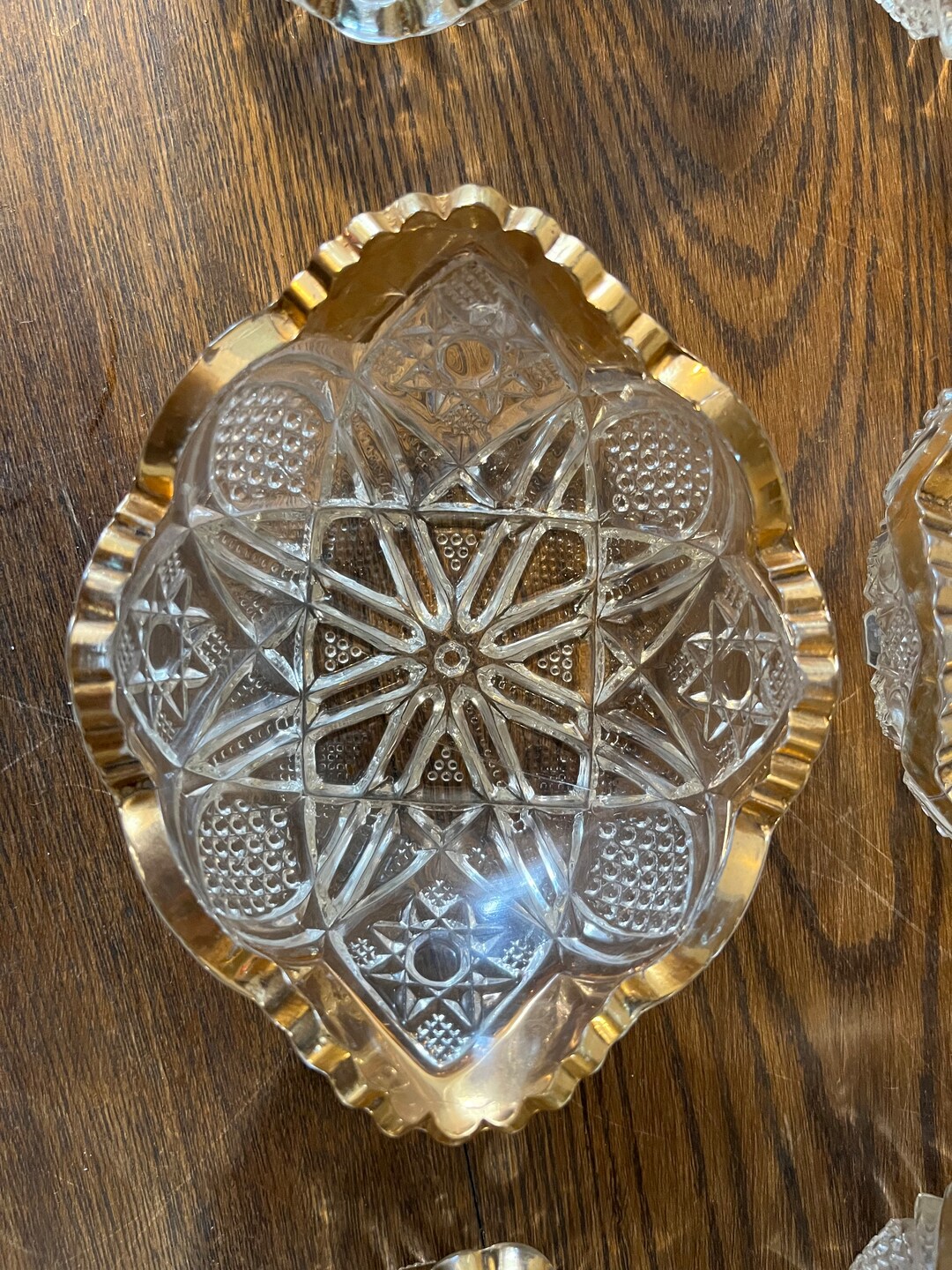 Crystal Mint/nut Serving Bowls Etsy