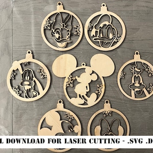Disney Lasercut Keychain Keyring - Mickey Mouse Florida Postcard Fun