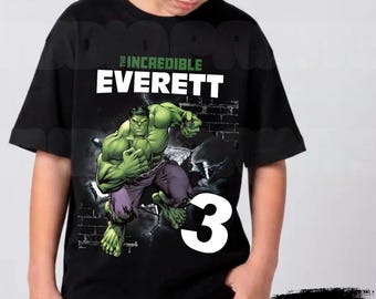 Superhero Birthday Shirt, Personalized Family Tee, All Sizes IN8