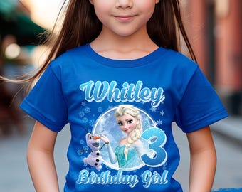 Personalized Princess Birthday T-Shirt, Party Theme IG