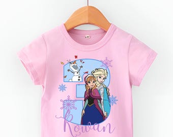 Personalized Princess Birthday T-Shirt, Party Theme IG180