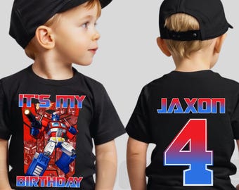 Personalized Kids Shirt, Birthday Theme Party Shirt, Birthday Boy Family Shirts, All sizes IG00