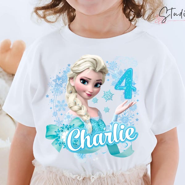Personalized Princess Birthday Raglan Shirt, Family Matching