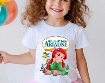 Personlig prinsessfödelsedagströja, anpassade familjetröjor PS11