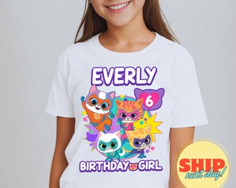 Super Kit Inspired Birthday T Shirt, Super Kit Party theme, Personalized shirt kids, Gift Birthday Shirt, family tees Custom KT02