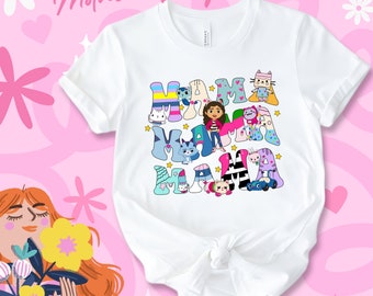 Dollhouse Mothers Day T Shirt , Gabbi’s Theme Mother&#39;s Day Shirt, Mom Shirt, Gift For Her, Mother&#39;s Day Shirt, Mom 2024 Shirts, All sizes