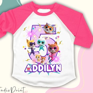Super Kit Inspired Birthday T Shirt, Super Kit Party theme, Personalized shirt kids, Gift Birthday Shirt, family tees Custom KT10