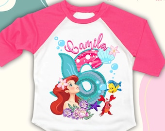 Personalized Princess Birthday Shirt, Custom Family Tees