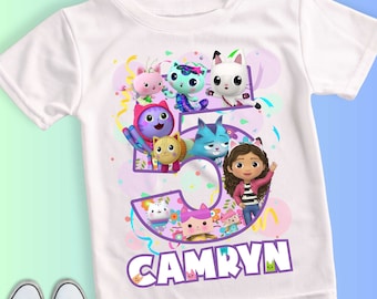 Inspired Birthday Girl T-Shirt, Theme Party Shirt, Personalized shirt kids, Gift Birthday Shirt, family tees Custom DL03