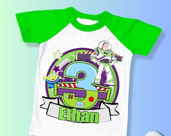 Two  Birthday T Shirt,  theme Party,  lightyear Personalized shirt, Gift Birthday Shirt, family tees Custom BZ02