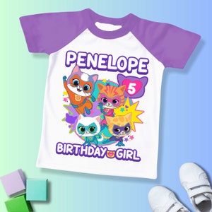 Super Kit Inspired Birthday T Shirt, Super Kit Party theme, Personalized shirt kids, Gift Birthday Shirt, family tees Custom KT02