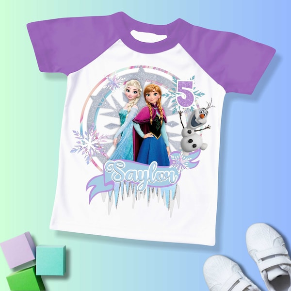 Personalized Princess Birthday T-Shirt, Party Theme