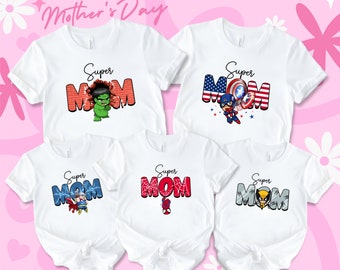 Camiseta de Mamá Superheroína, Camiseta para Mamá, Camiseta de Super Mamá, Camiseta para Mamá, Camiseta del Día de la Madre, Super Mamá Superheroína, Día de la Madre 2026