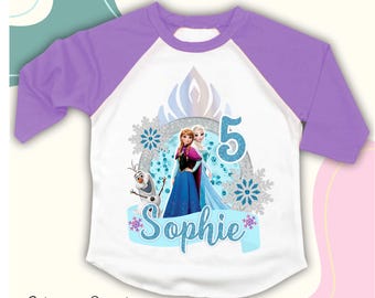 Personalisierte Prinzessin Birthday T-Shirt, Party Thema