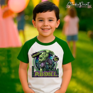 Superhero Comic Birthday T Shirt, Hulk theme Party, Iron Man, Hulk Personalized shirt Kids, Gift Birthday Shirt, family tees Custom