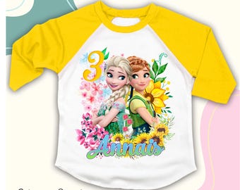 Personalized Princess Birthday T-Shirt, Party Theme