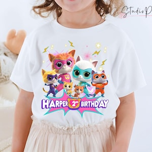 Super Kit Inspired Birthday T Shirt, Super Kit Party theme, Personalized shirt kids, Gift Birthday Shirt, family tees Custom KT01