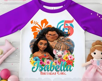Personalized Princess Birthday Raglan Shirt, Family Matching
