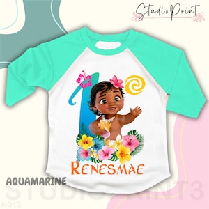 Baby Birthday T Shirt, Maui Party Shirt, Personalized shirt kids, Gift Birthday Shirt, family tees Custom MN02
