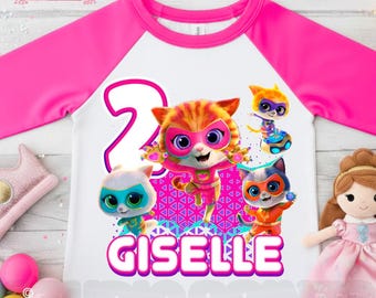 Inspired Birthday T Shirt, Party theme, Personalized shirt kids, Gift Birthday Shirt, family tees Custom  HL90
