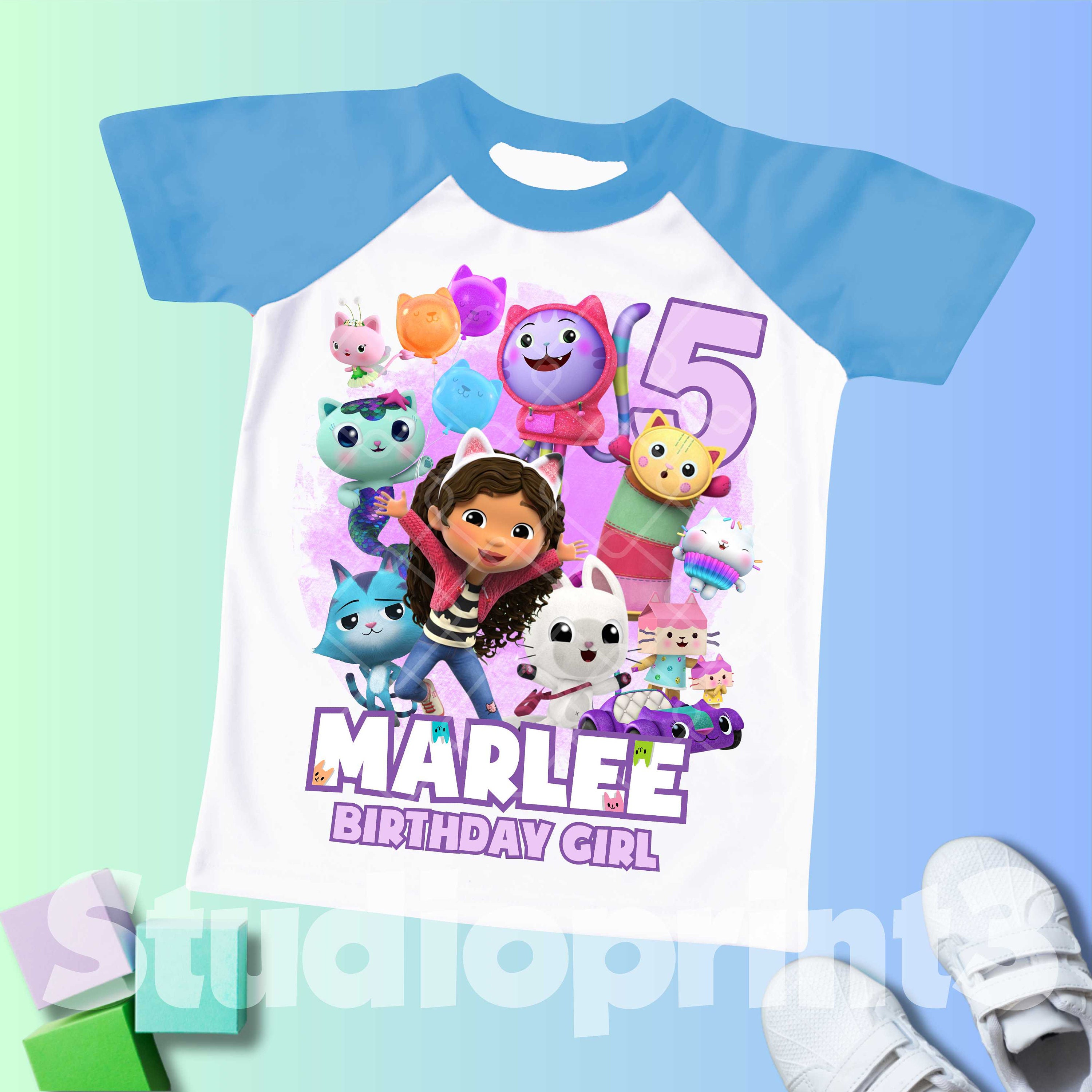 Inspired Birthday Girl T-shirt, Theme Party Shirt, Personalized Shirt ...