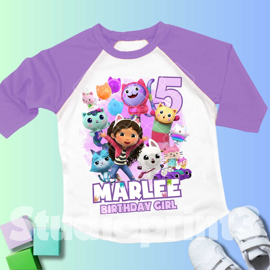 Inspired Birthday Girl T-shirt, Theme Party Shirt, Personalized Shirt ...