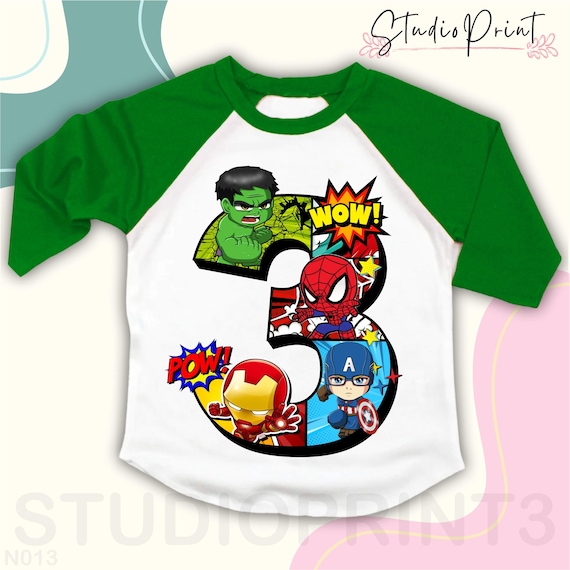 Birthday Gift Avengers Birthday Boy Shirt The Hulk 