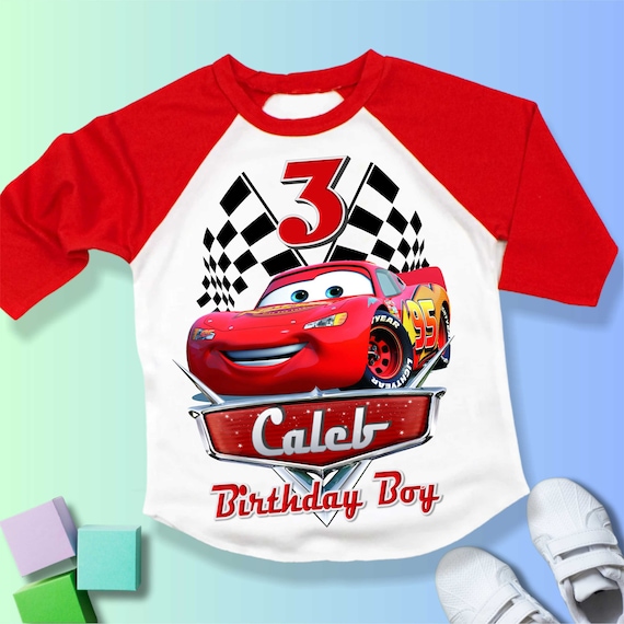Personalized Car Birthday Shirt, Theme Party, Custom Family Tee