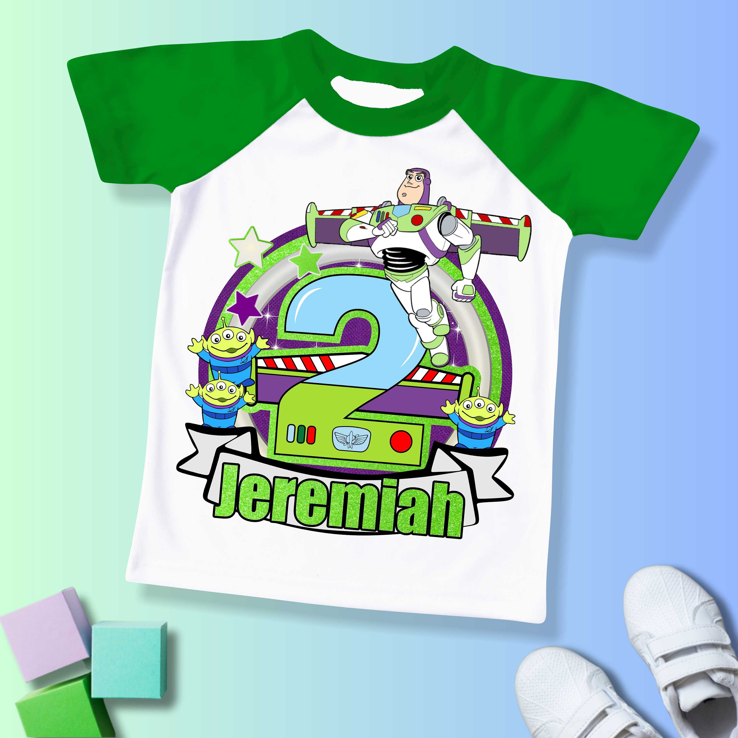 Discover Two Infinity  Birthday T Shirt,  theme Party, buzz lightyear Personalized shirt, Gift Birthday Shirt, family tees Custom