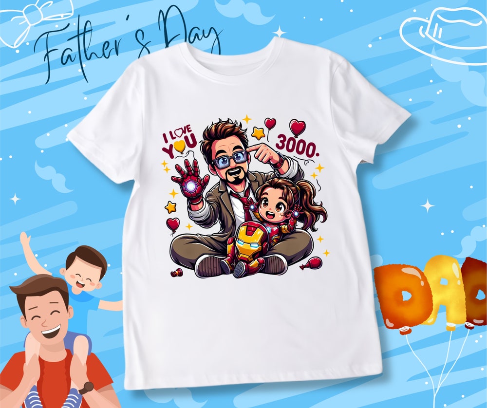 Superhero Father'S Day, Iron Man Dad Shirt , Super Dad Shirt, Papa Shirt, Fathers Day Shirt, Super Dad Superhero, Fathers Day 2024 Bespoketshirt