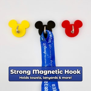 Cruise Door Magnet Hook – Fish Extender Gift, Stateroom Organizer, Lanyard Holder for Disney Cruise