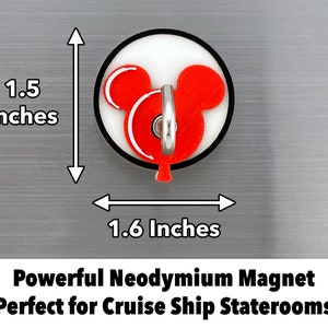 Magnetic Cruise Hook – Fish Extender Gift, Balloon Door Magnet, Disney Lanyard Holder image 4