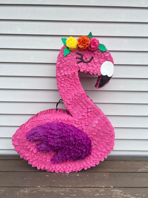 Pink Flamingo Custom Piñatas - Etsy