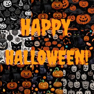 Spooky Halloween Art Bundle: Cute n Scary Designs, Party Decorations | Cartoon & Realistic | Sale | For Halloween Lovers | Wall Prints | Set