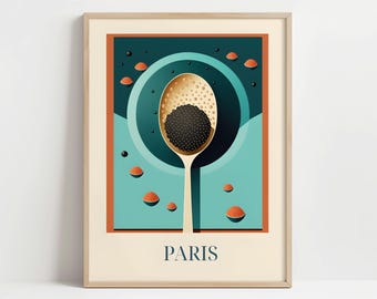 Cavias from Paris, France - Poster with or without frame - Kitchen art print