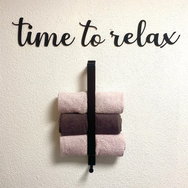 time to relax | Schriftzug | BAD | Entspannung | SPA | Chillout